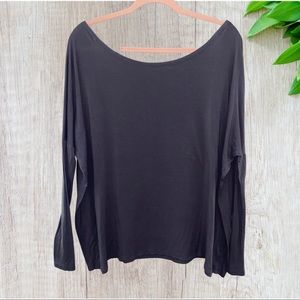 Foreign Exchange dolman sleeve top - L